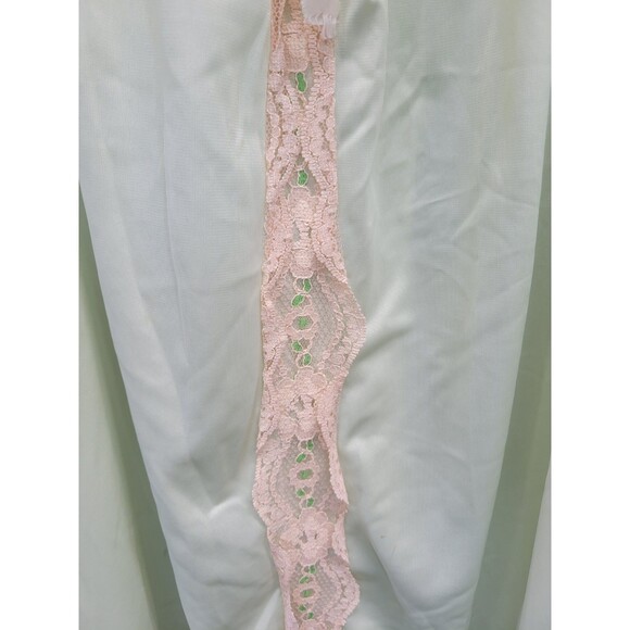 Vintage 60s Berkliff Lace front Nightgown Nightie Nylon Lingerie Sz Med 36 - Picture 9 of 12